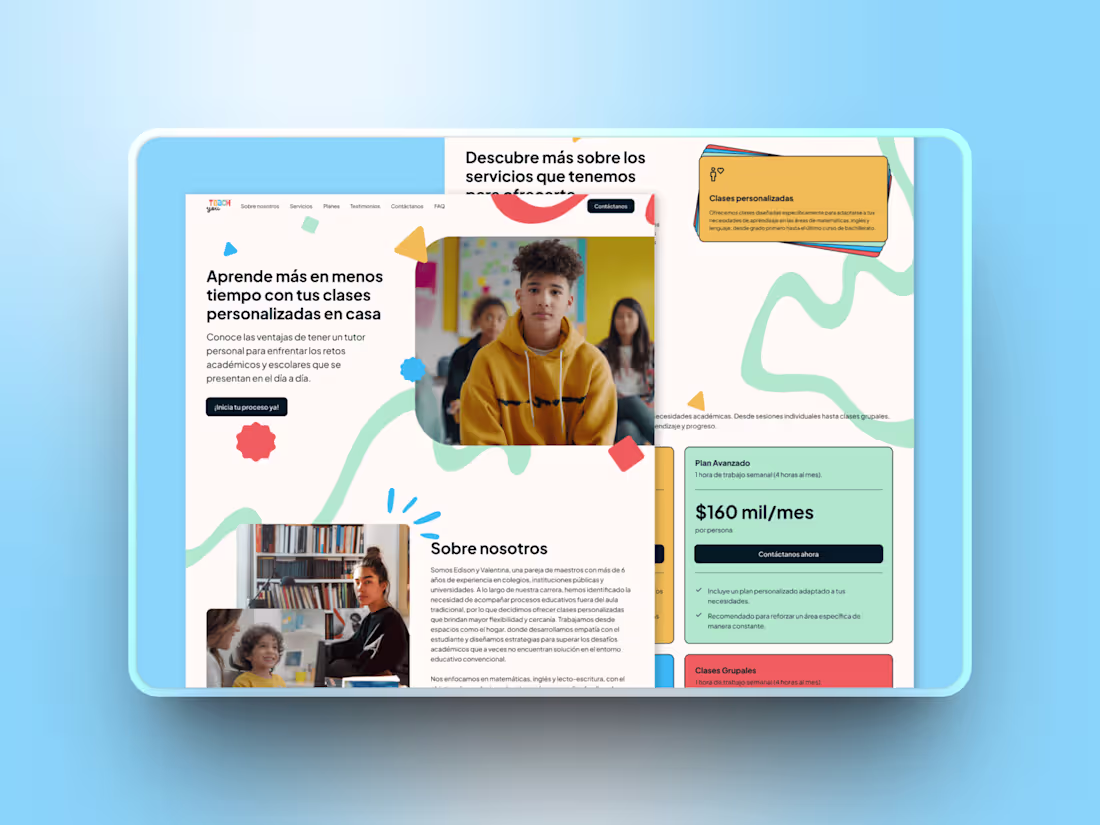 Cover image for TeachYou Website Design and Development