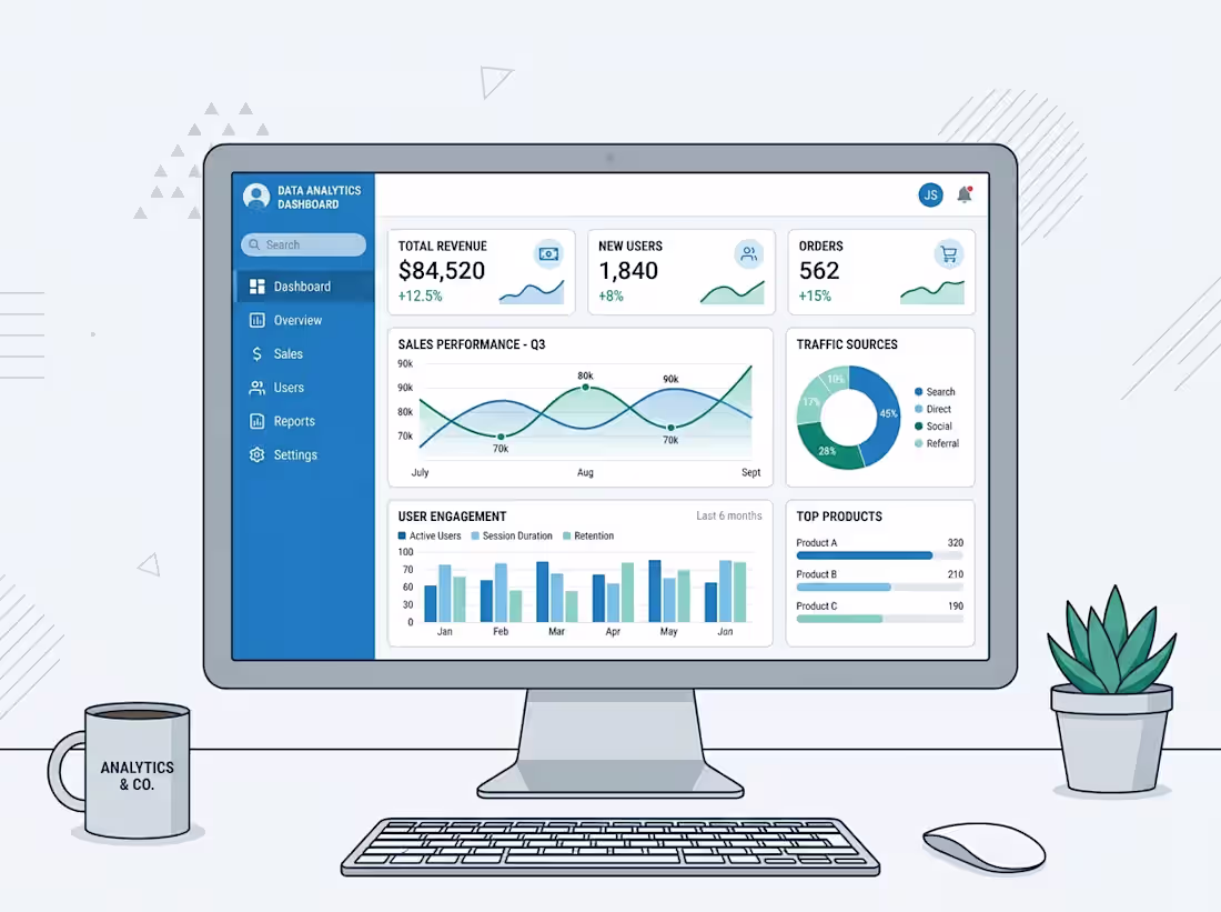 Cover image for Dashboard & Web App UI Design