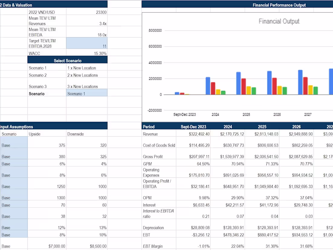 Cover image for Financial Model for Bridge Financing & Equity Raise