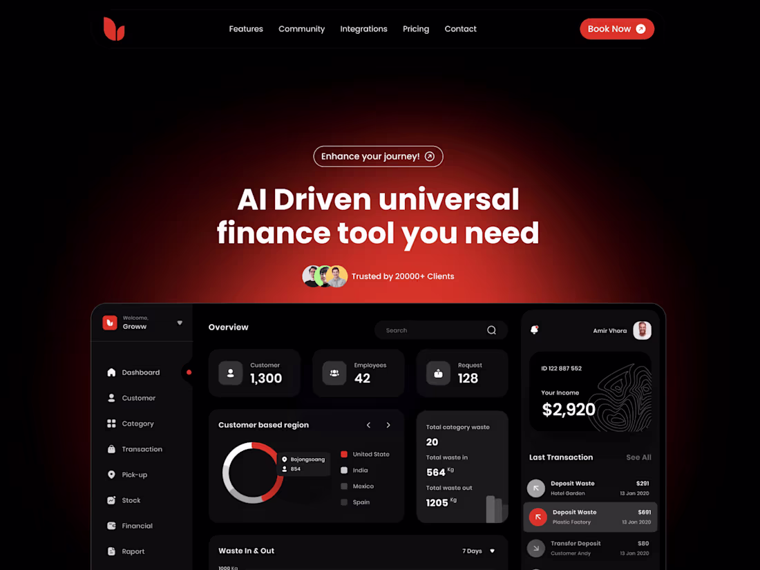 Cover image for Framer Landing Page Design & Development