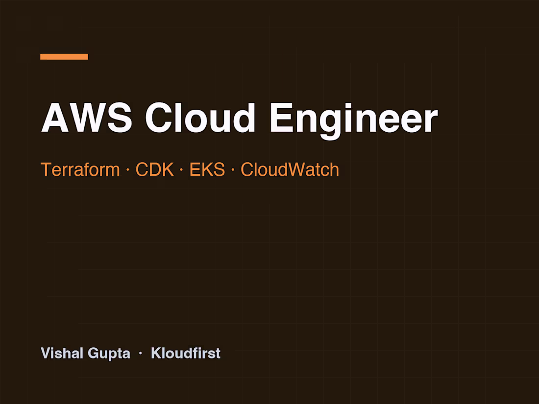 Cover image for AWS Cloud Engineer: Terraform, DevOps and Cost Optimisation