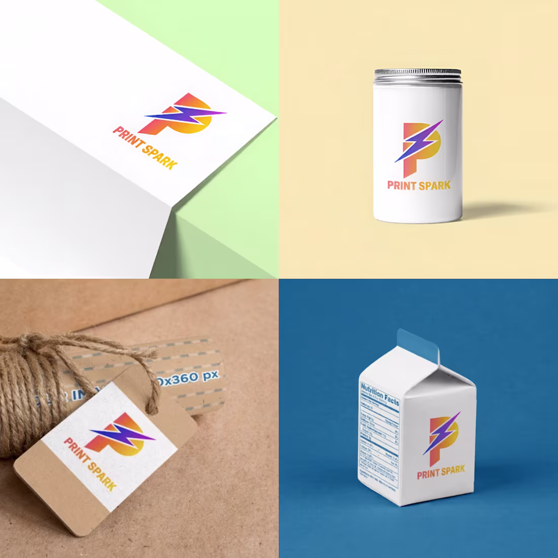 Cover image for Print Spark Logo Design
