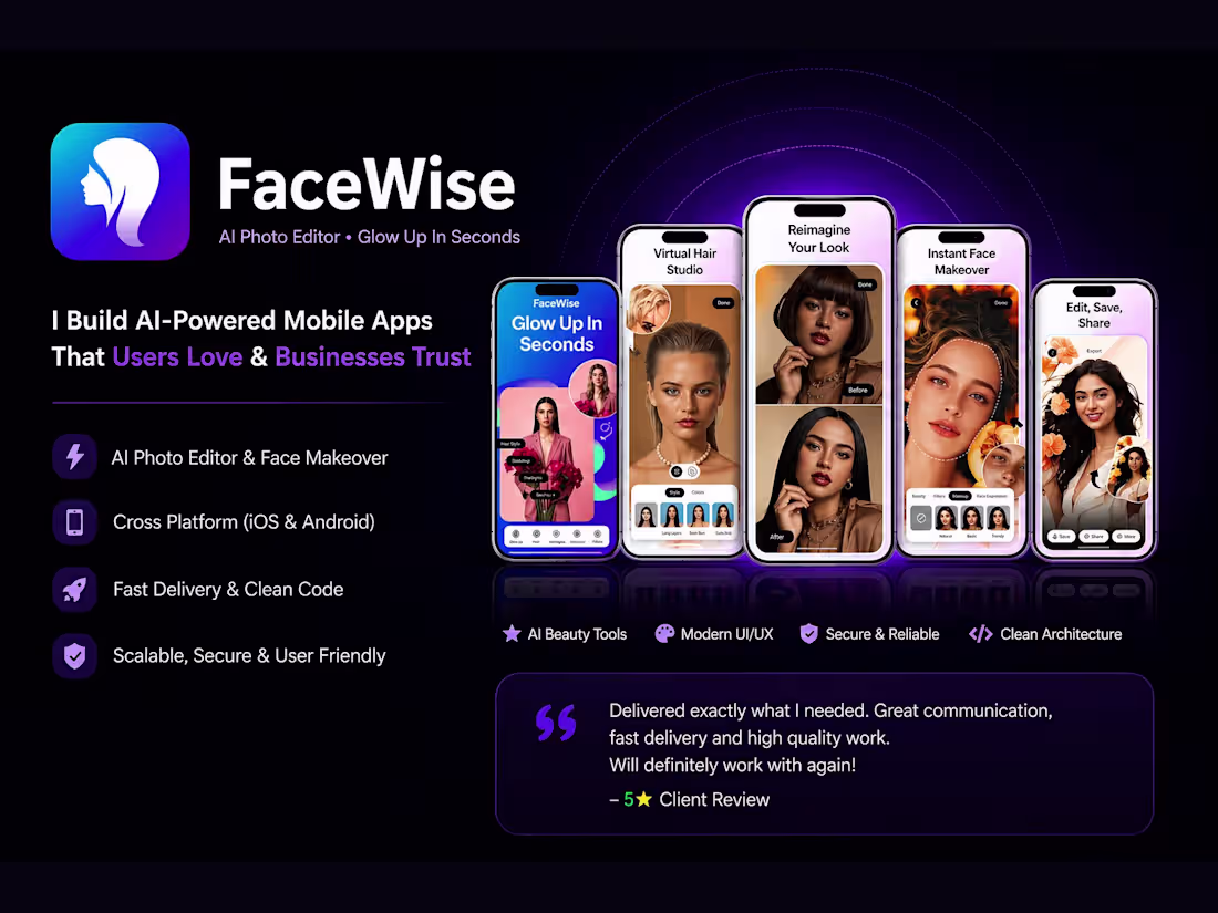 Cover image for FaceWise — AI Face Makeover