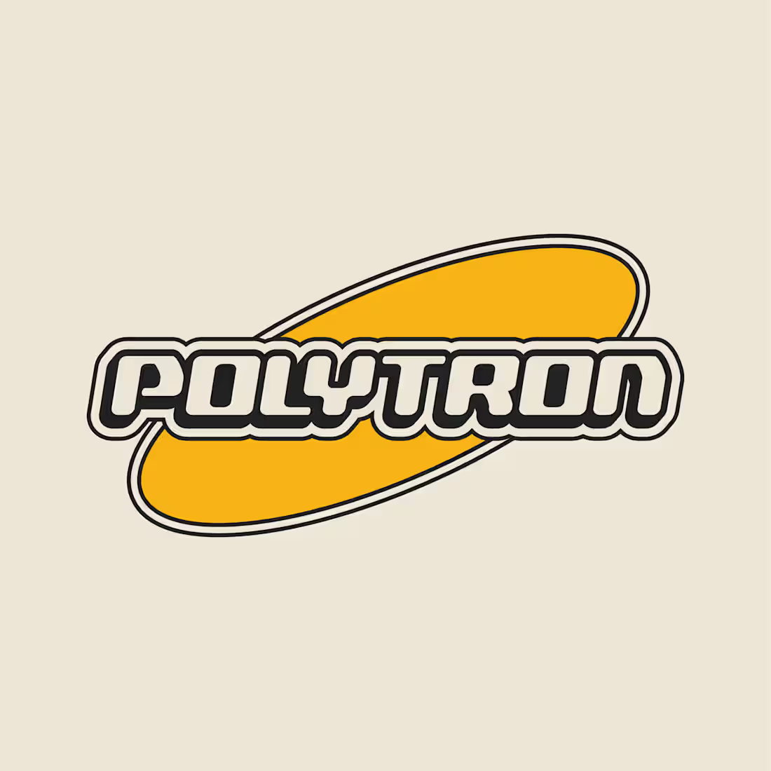 Cover image for reimagined polytron logo in retro