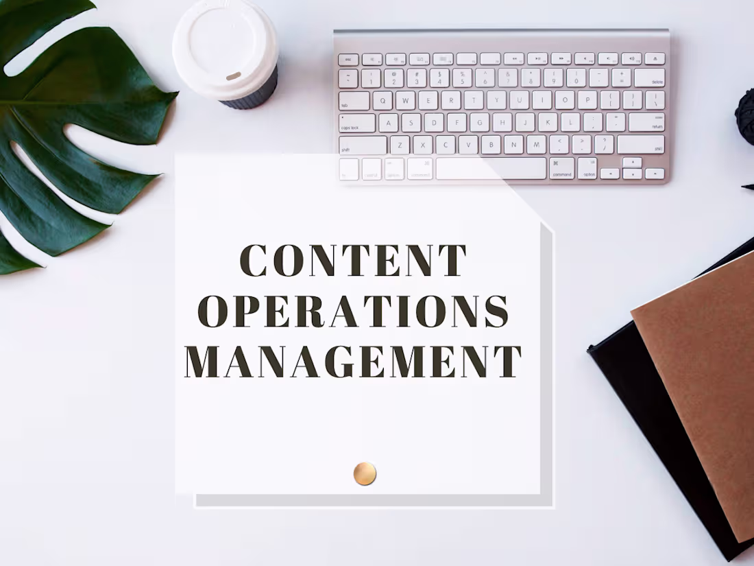 Cover image for Content Operations Management