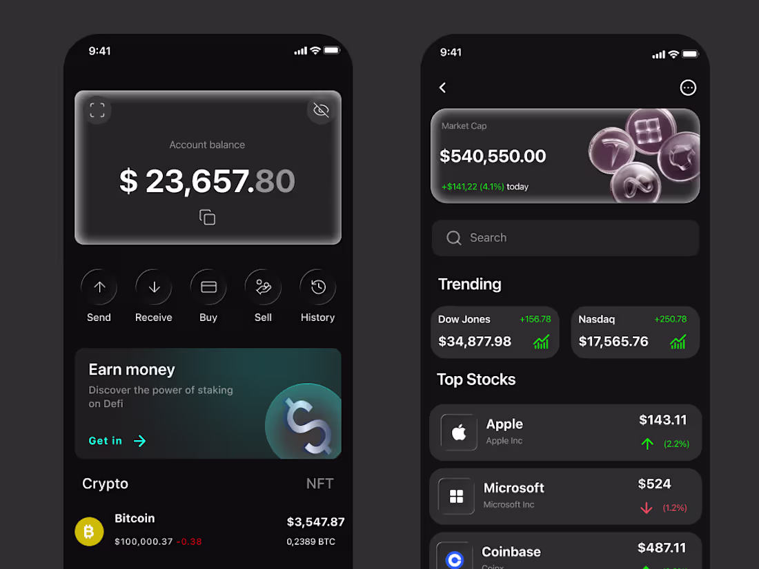 Cover image for Defi wallet mobile app