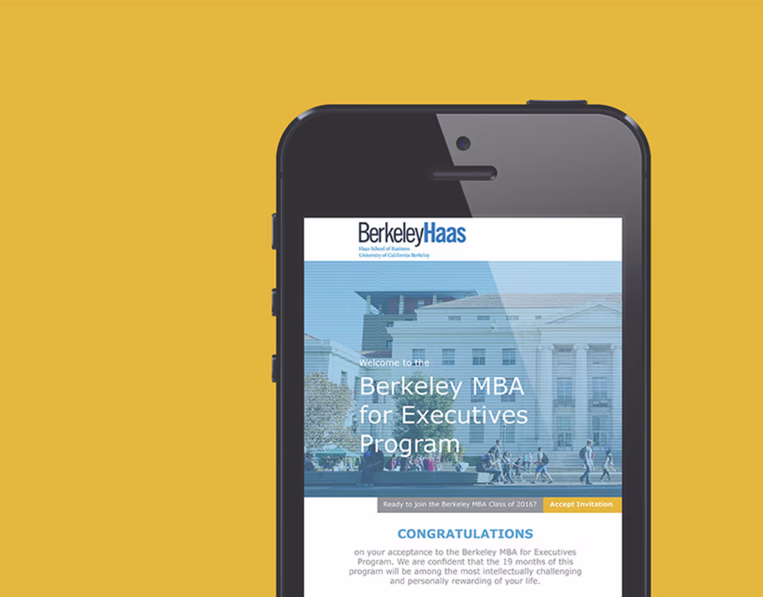 Cover image for Berkeley Haas Website Design :: Behance
