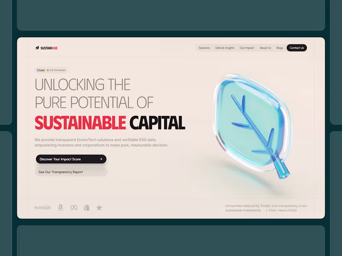 Cover image for Website Hero Section UI Design