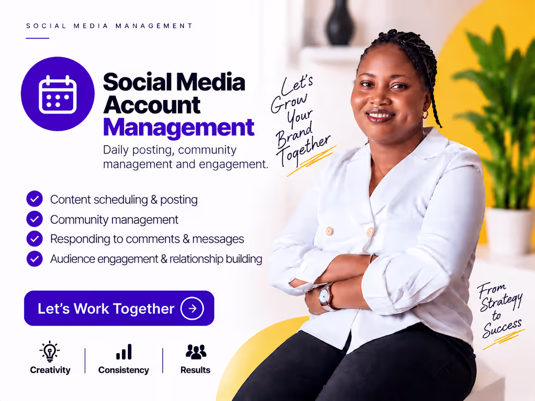 Cover image for Social media manager