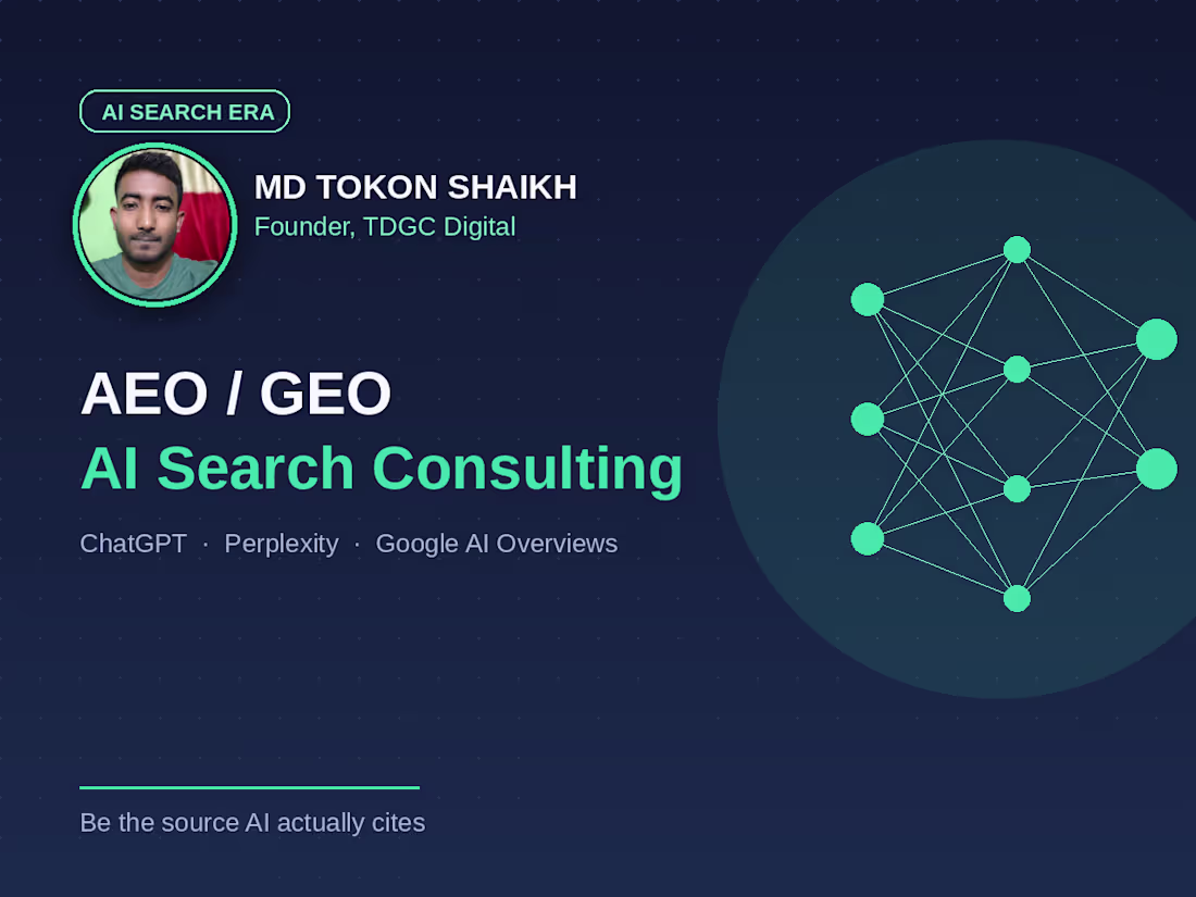 Cover image for AEO/GEO Consulting - AI Search Optimization