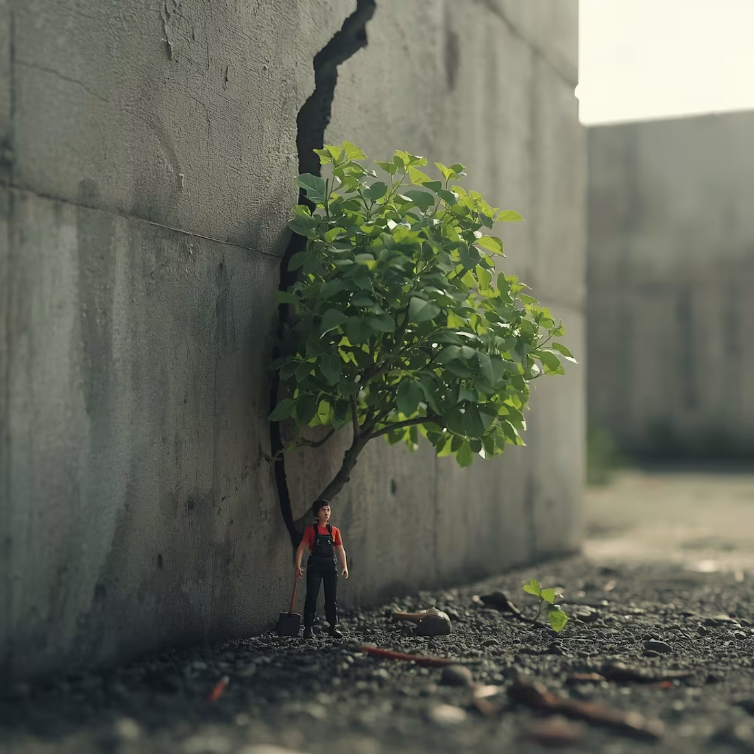 Cover image for Growing Through Concrete is a