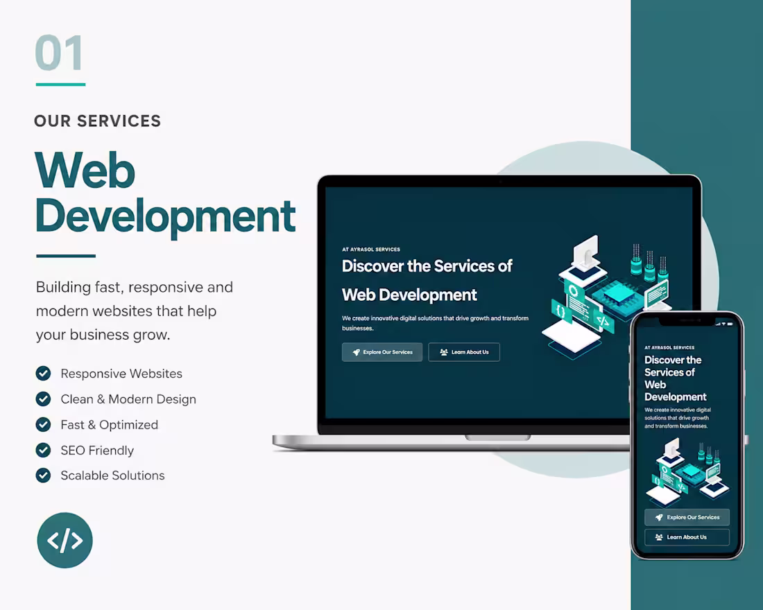 Cover image for Modern Website Development