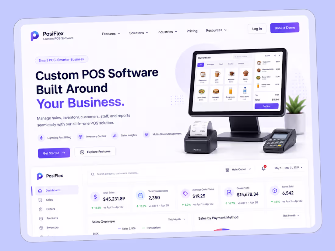 Cover image for Cloud POS & Sales Management SaaS for Retailers