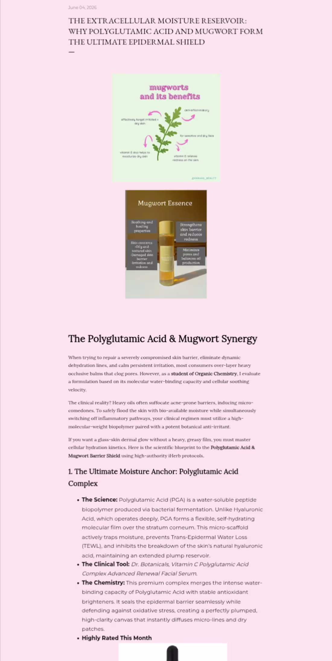 Cover image for The Extracellular Moisture Reservoir: Why