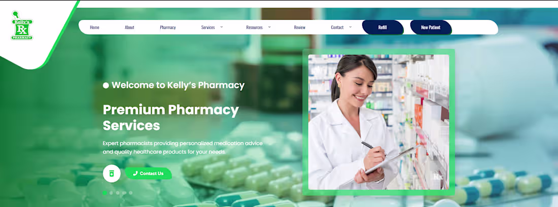 Cover image for Kelly's Pharmacy offers expert pharmacists,