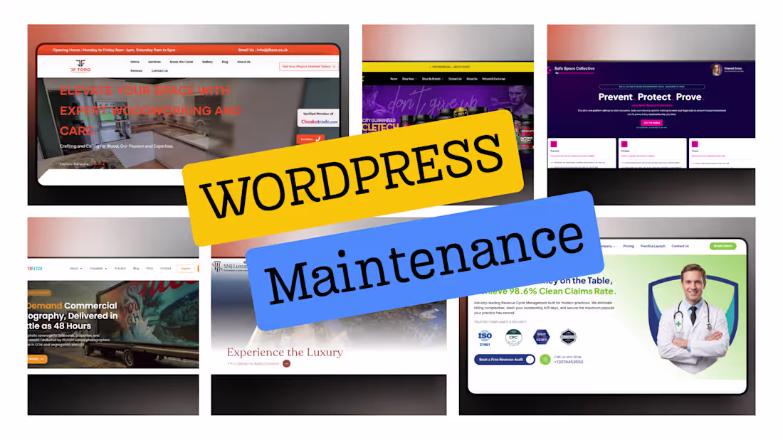 Cover image for WordPress Website Maintenance (Monthly Retainer)