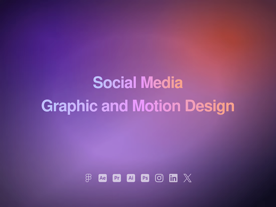 Cover image for Monthly Social Media Design & Motion