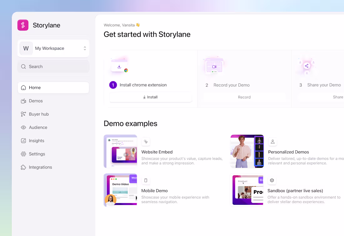 Cover image for Storylane Web APP