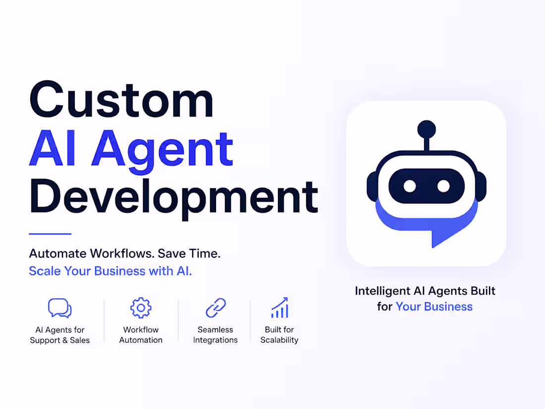 Cover image for AI Automation & AI Agent Development