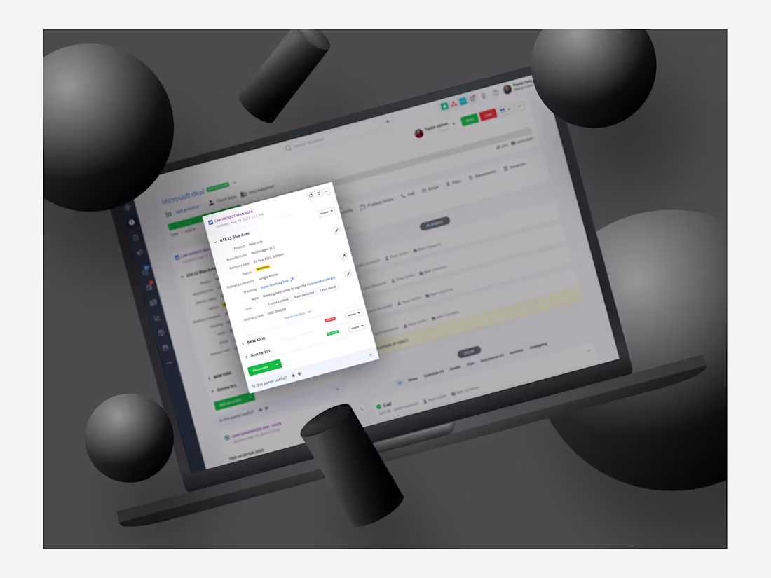 Cover image for Making Pipedrive's app panels actionable