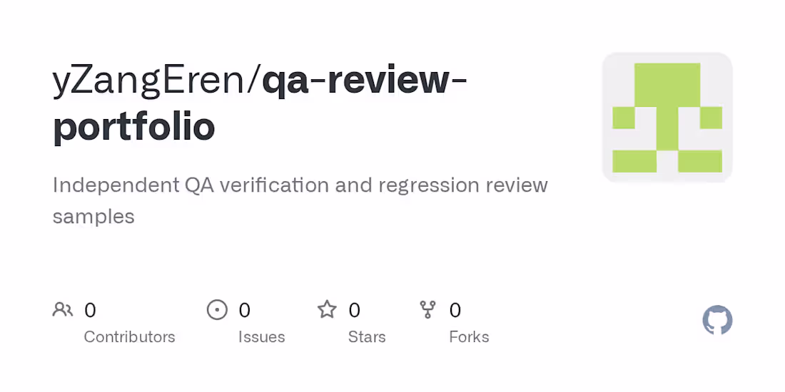 Cover image for QA Review Portfolio: Web and API Verification