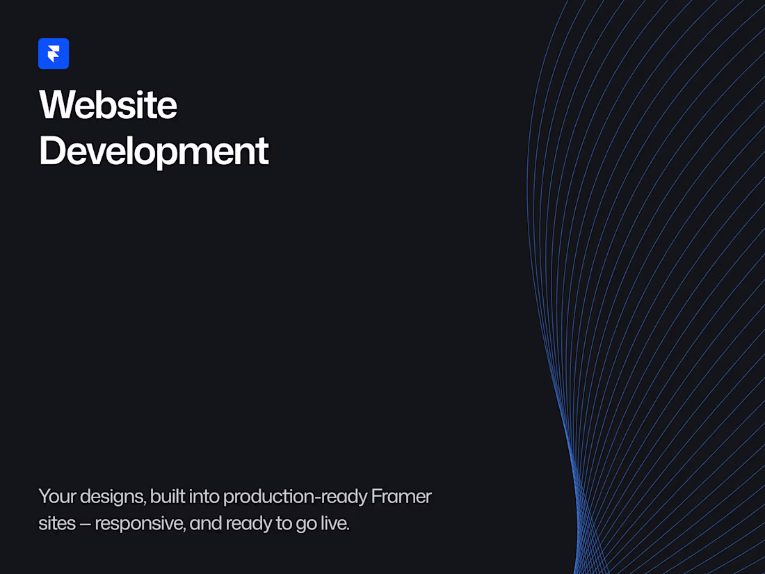 Cover image for Framer website development
