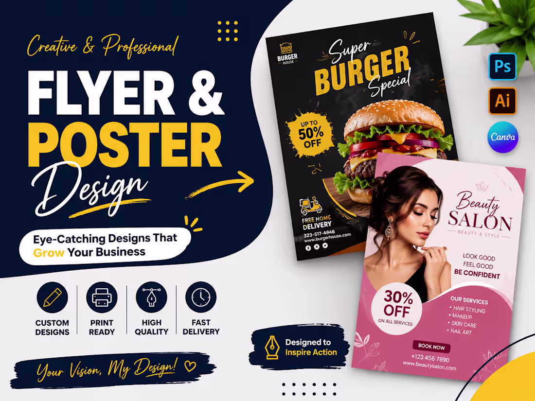 Cover image for Flyer & posters design 