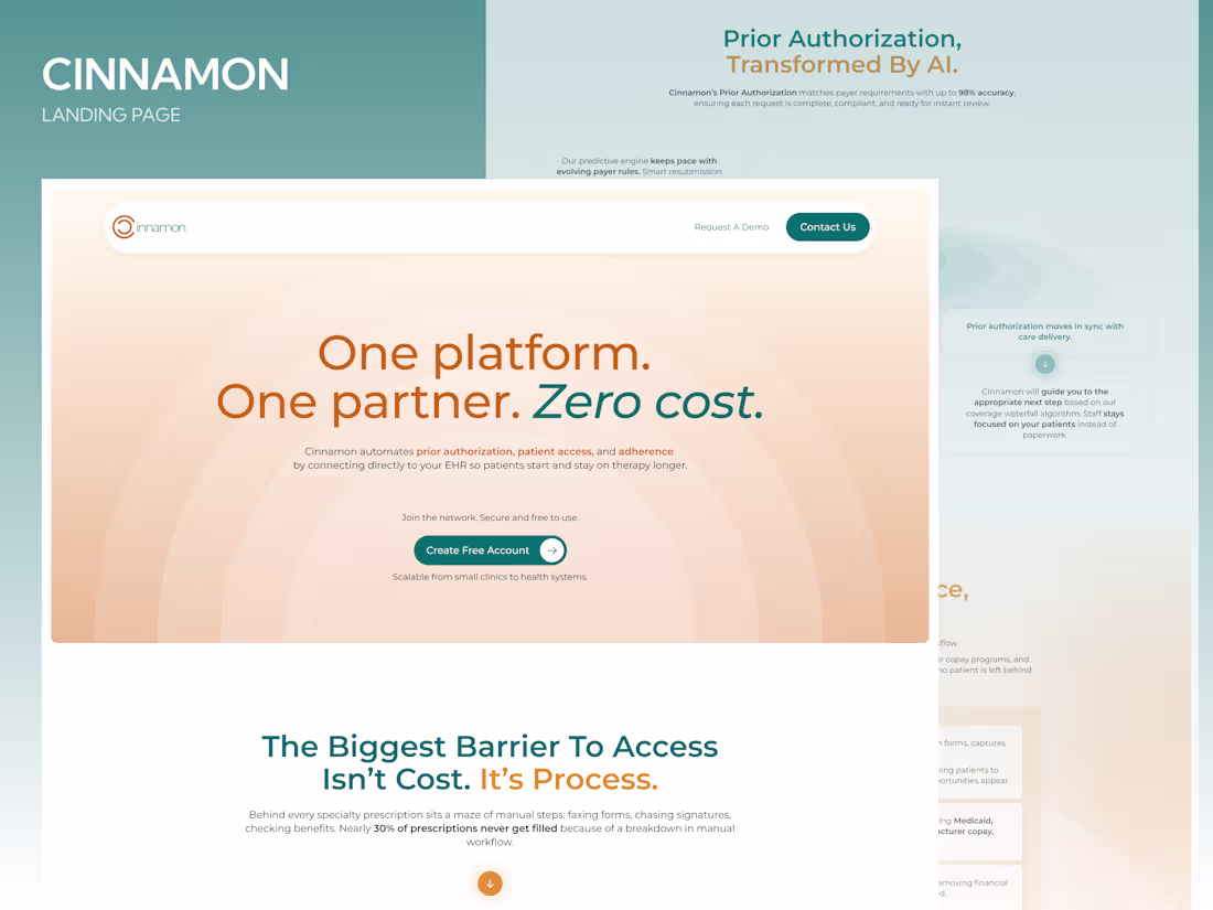 Cover image for Cinnamon is a fresh healthcare