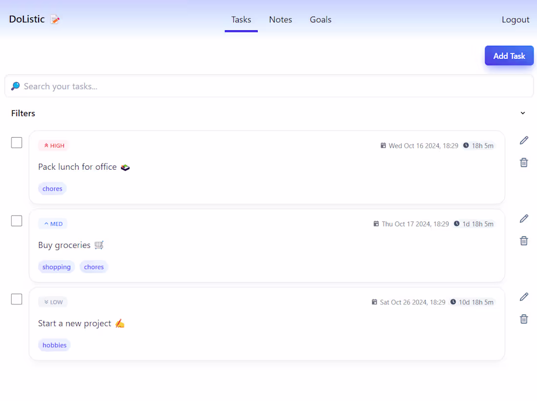 Cover image for DoListic - Productivity Suite