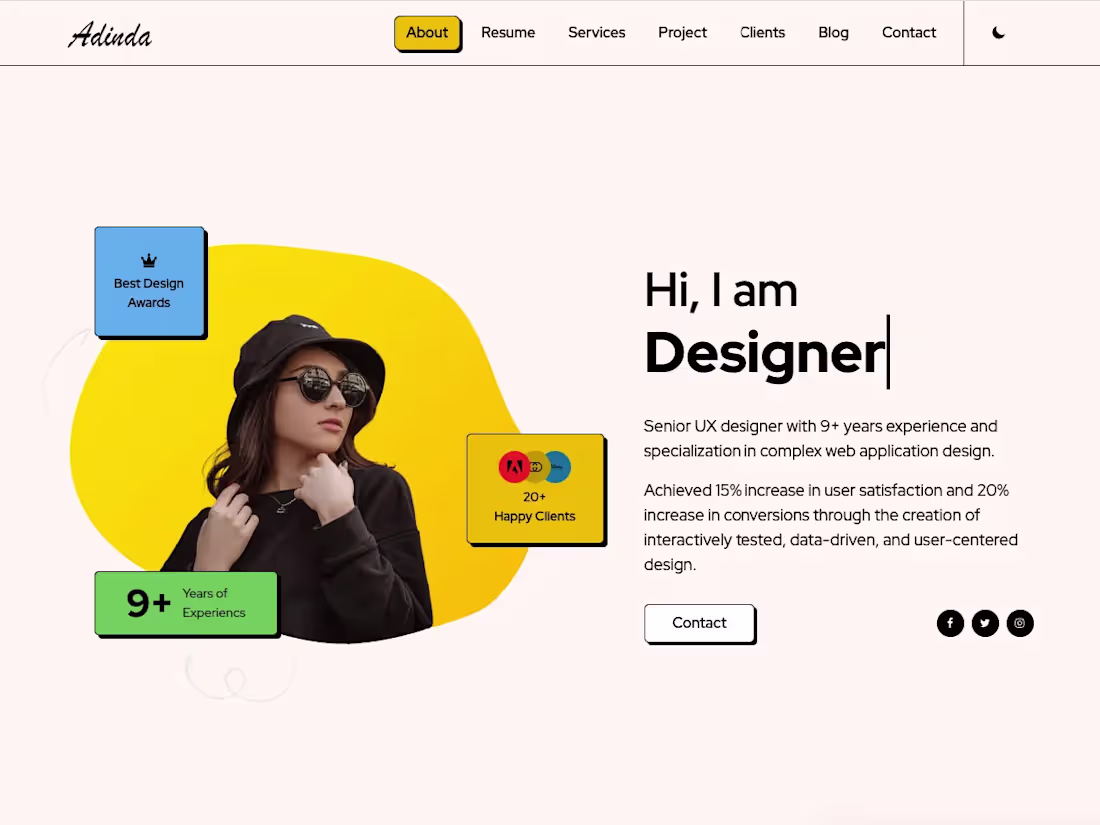 Cover image for #Creative Portfolio Website That Wins
