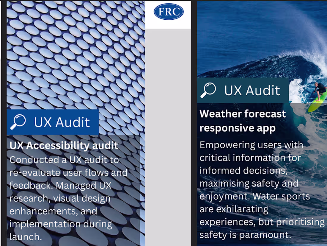 Cover image for User Experience (UX) design and research
