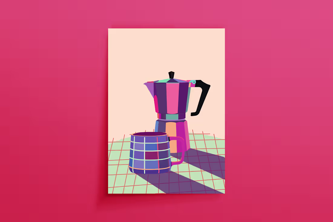 Cover image for Moka Pot Illustration