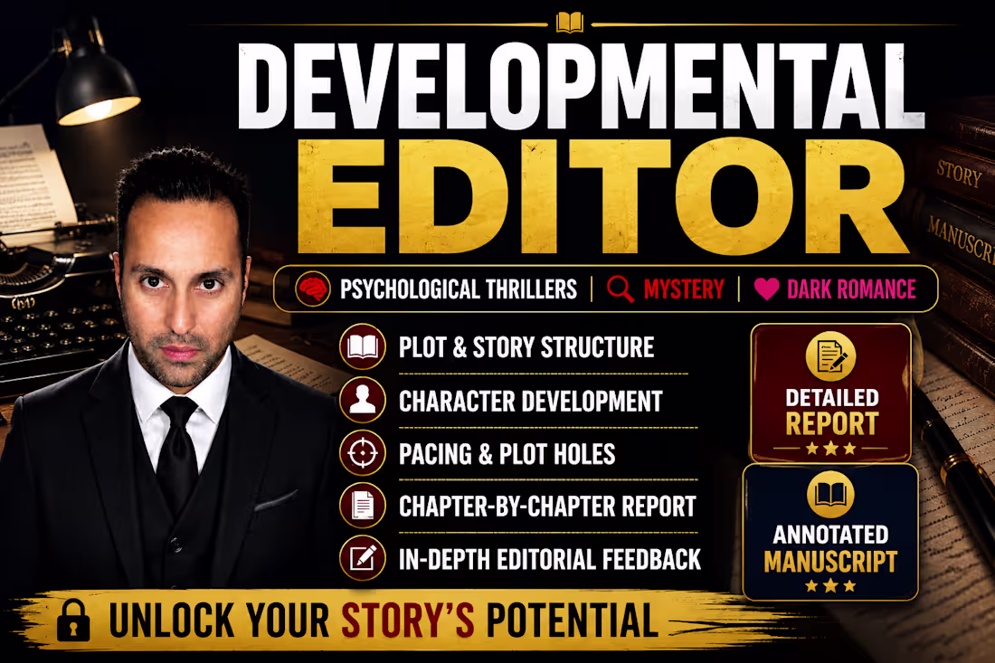 Cover image for Professional Developmental Editing for Fiction Authors