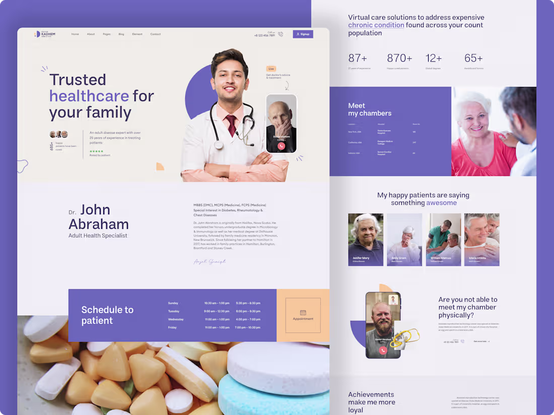 Cover image for Doctor Kadhem — Healthcare &