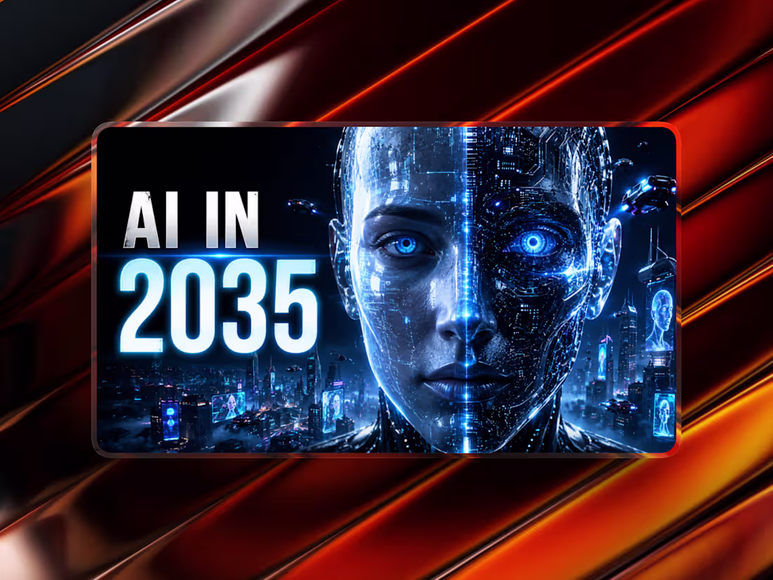 Cover image for AI in 2035 — Concept & Visual Exploration