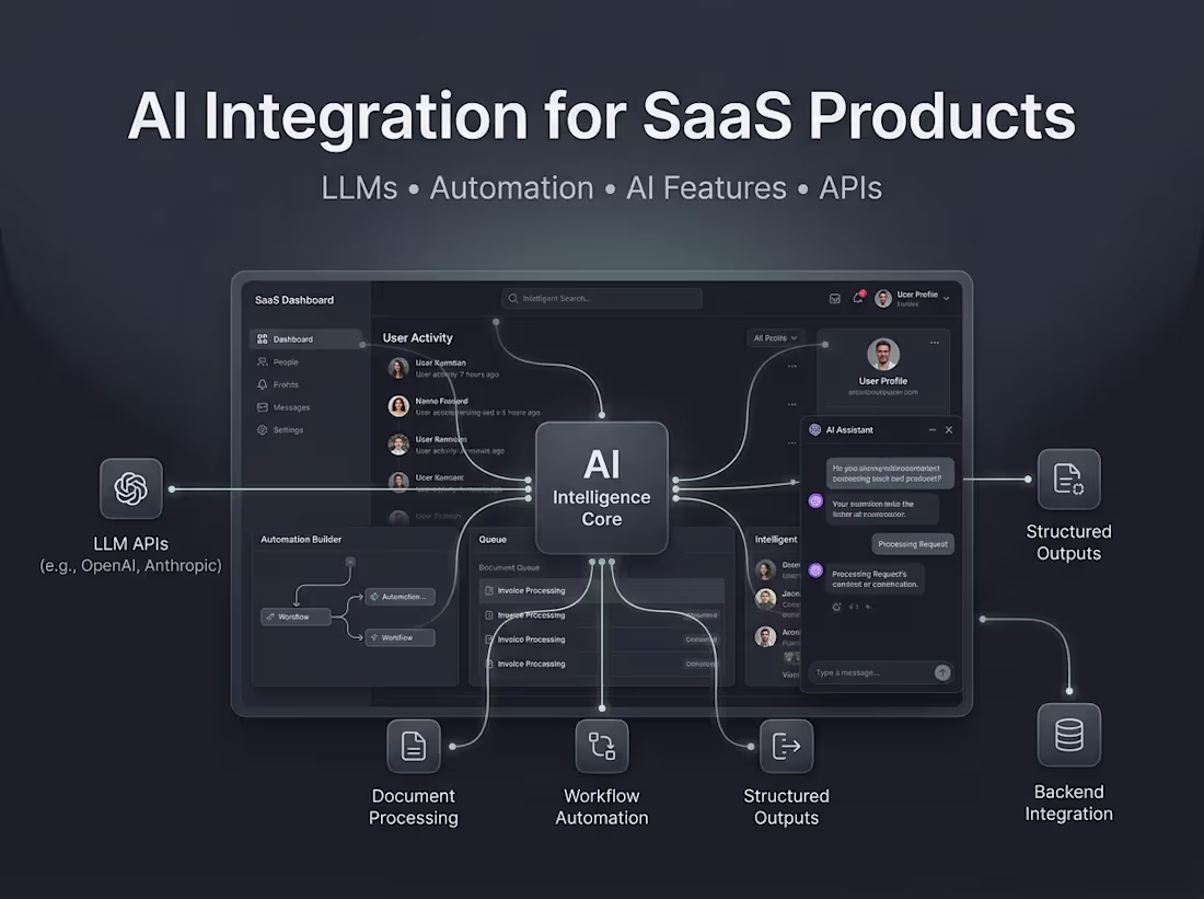 Cover image for AI Integration for SaaS Products