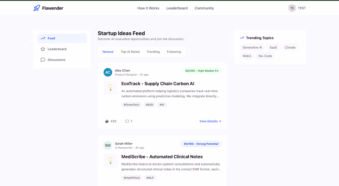 Cover image for AI startup idea evaluator integrating