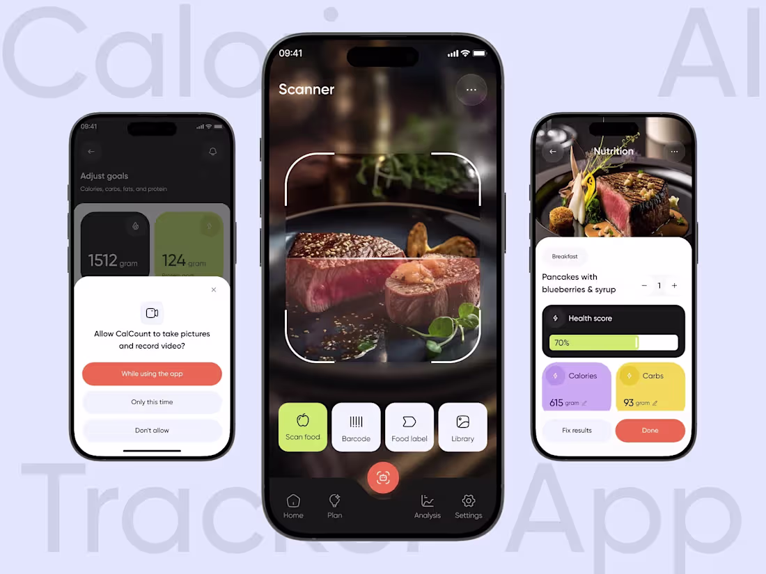 Cover image for AI Calorie Tracker App |