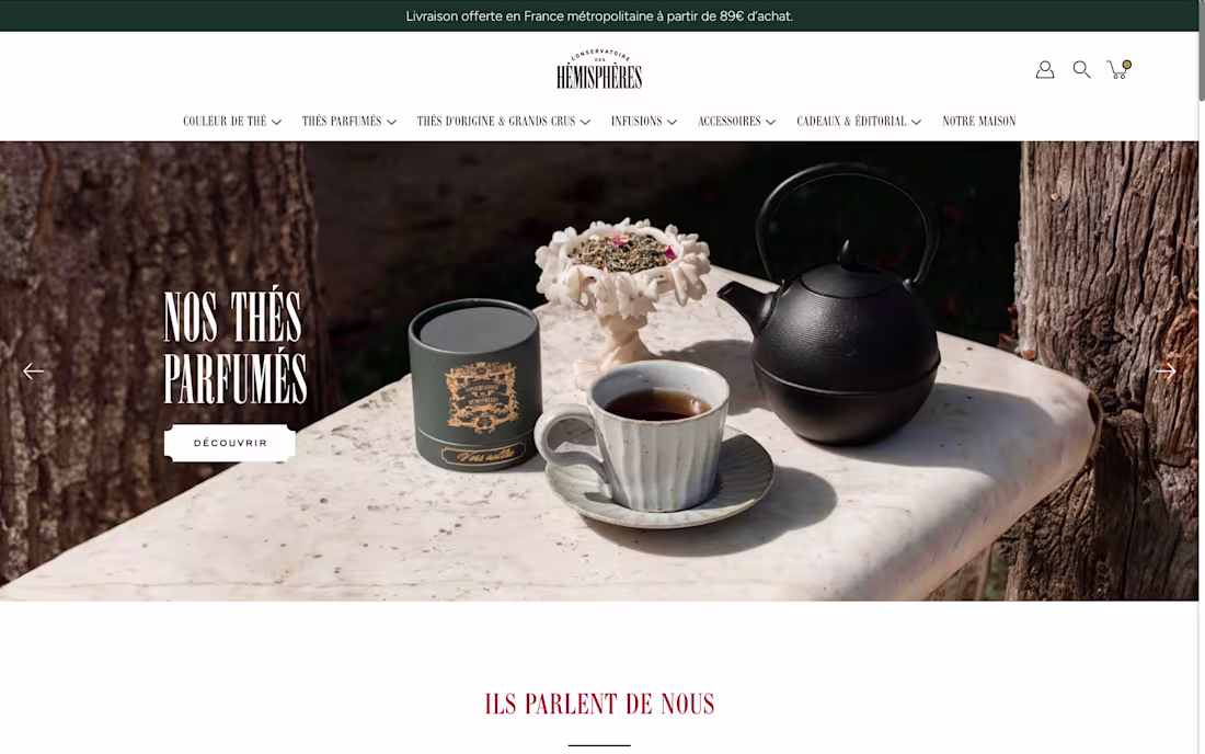 Cover image for UX Audit & E-commerce Redesign for Hémisphères Paris