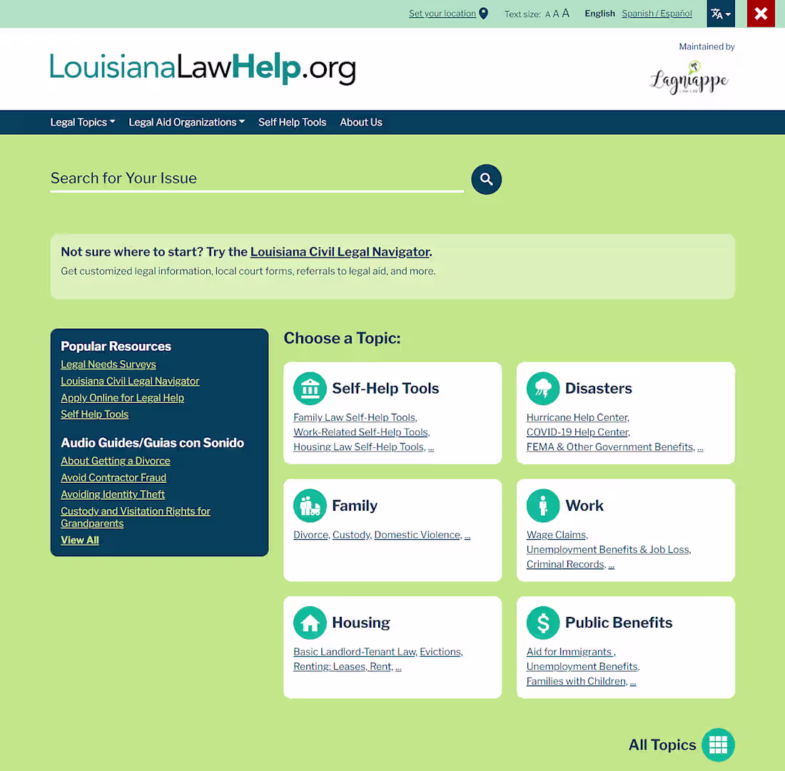 Cover image for LawHelp Platform Redesign Project