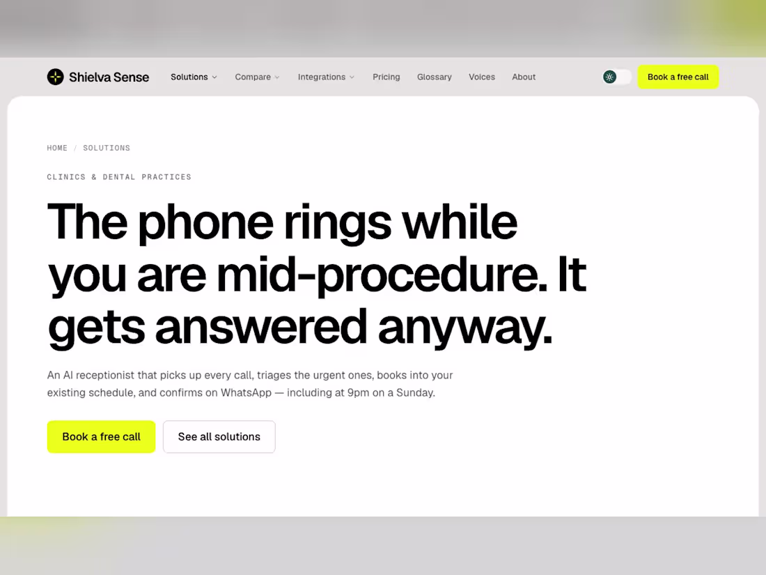 Cover image for AI Voice Receptionist for Clinics and Service Businesses