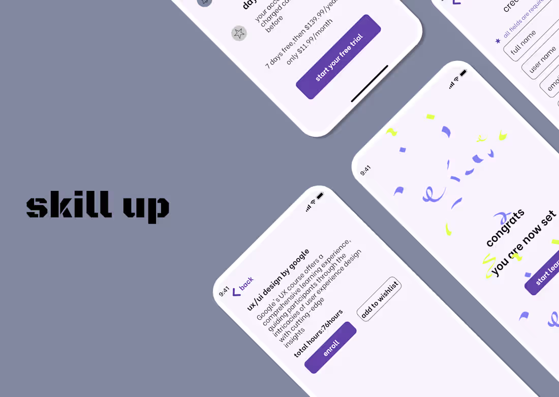 Cover image for skill up-a learning platform 