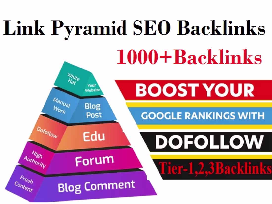 Cover image for I Will Build Link Pyramid Backlinks Campaign for SEO