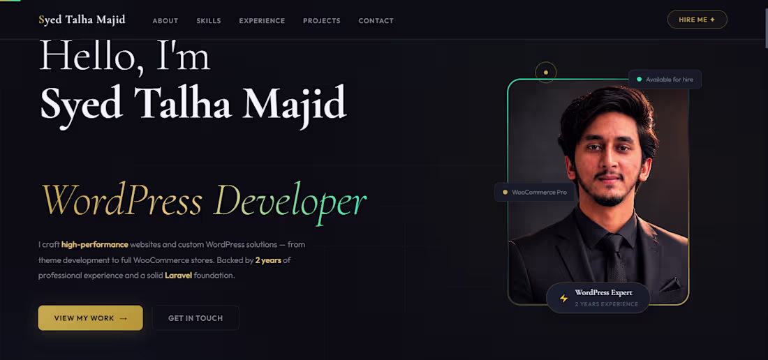 Cover image for My Portfolio https://talha.fiorah.in/ 