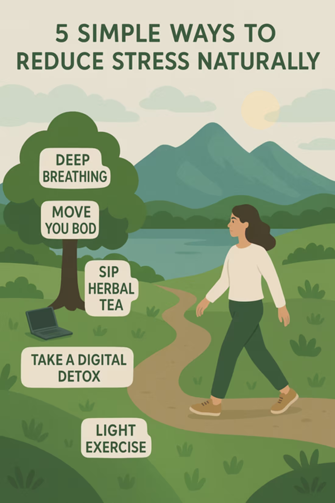 Cover image for Natural Stress Relief Content Creation