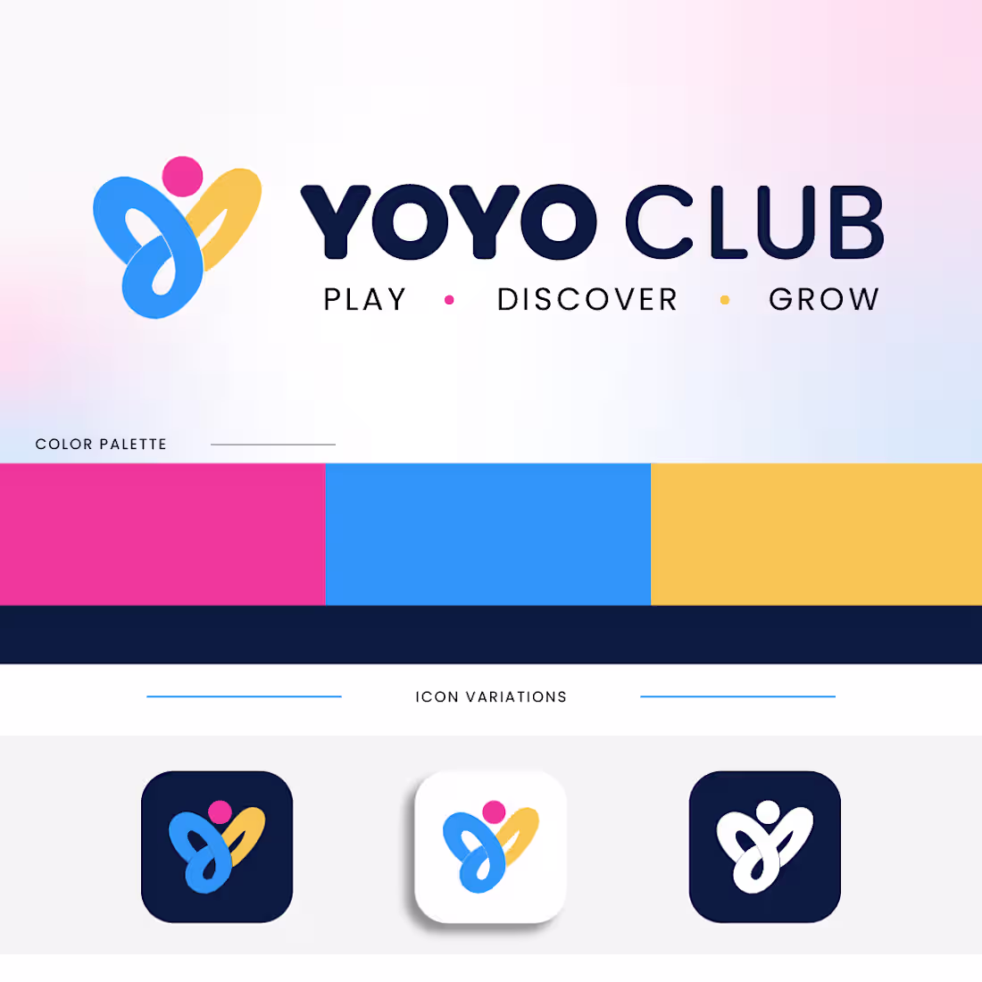 Cover image for YOYO Club Logo combines a