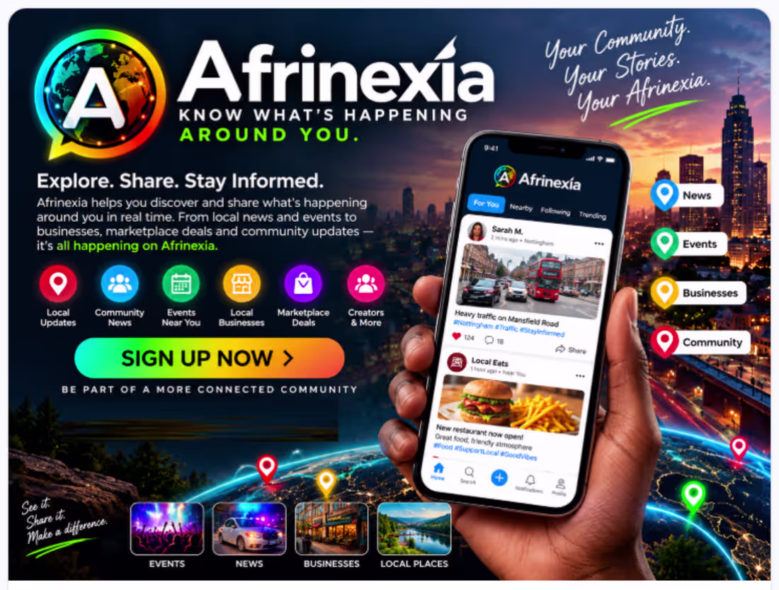 Cover image for Afrinexia is a global AI-powered