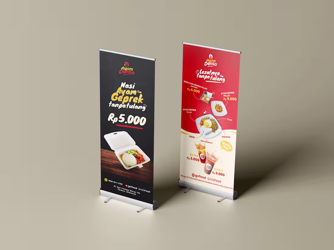 Cover image for Roll Up Banner & X-Stand Banner Design