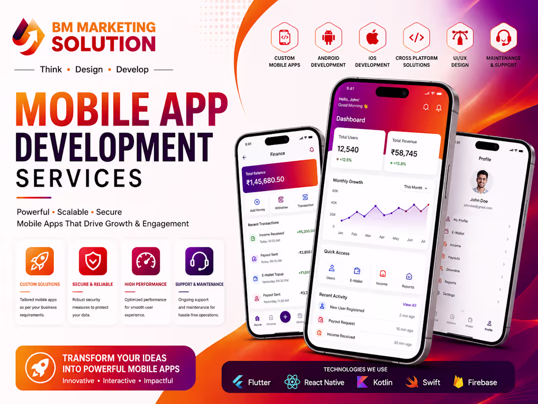 Cover image for Mobile App Development Service