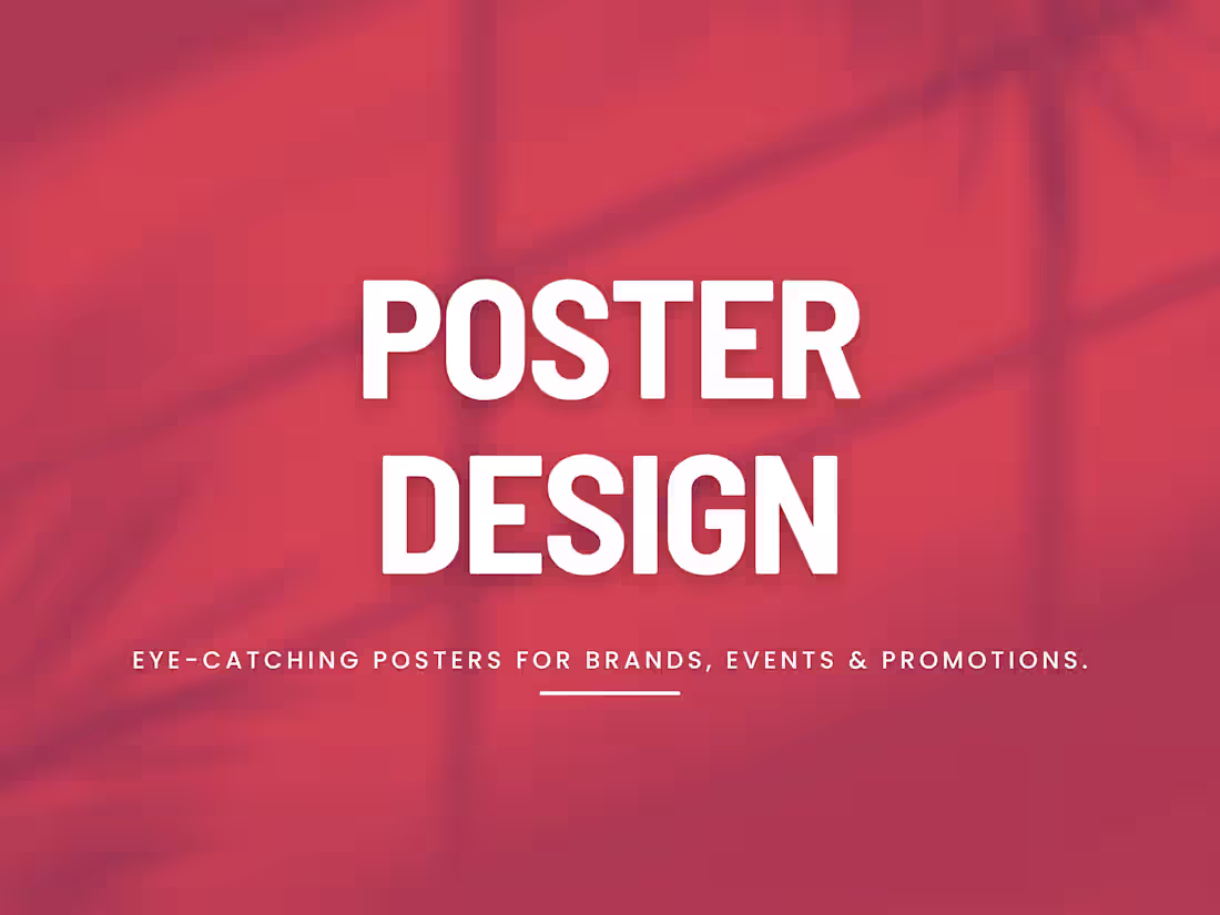 Cover image for Professional Poster Design